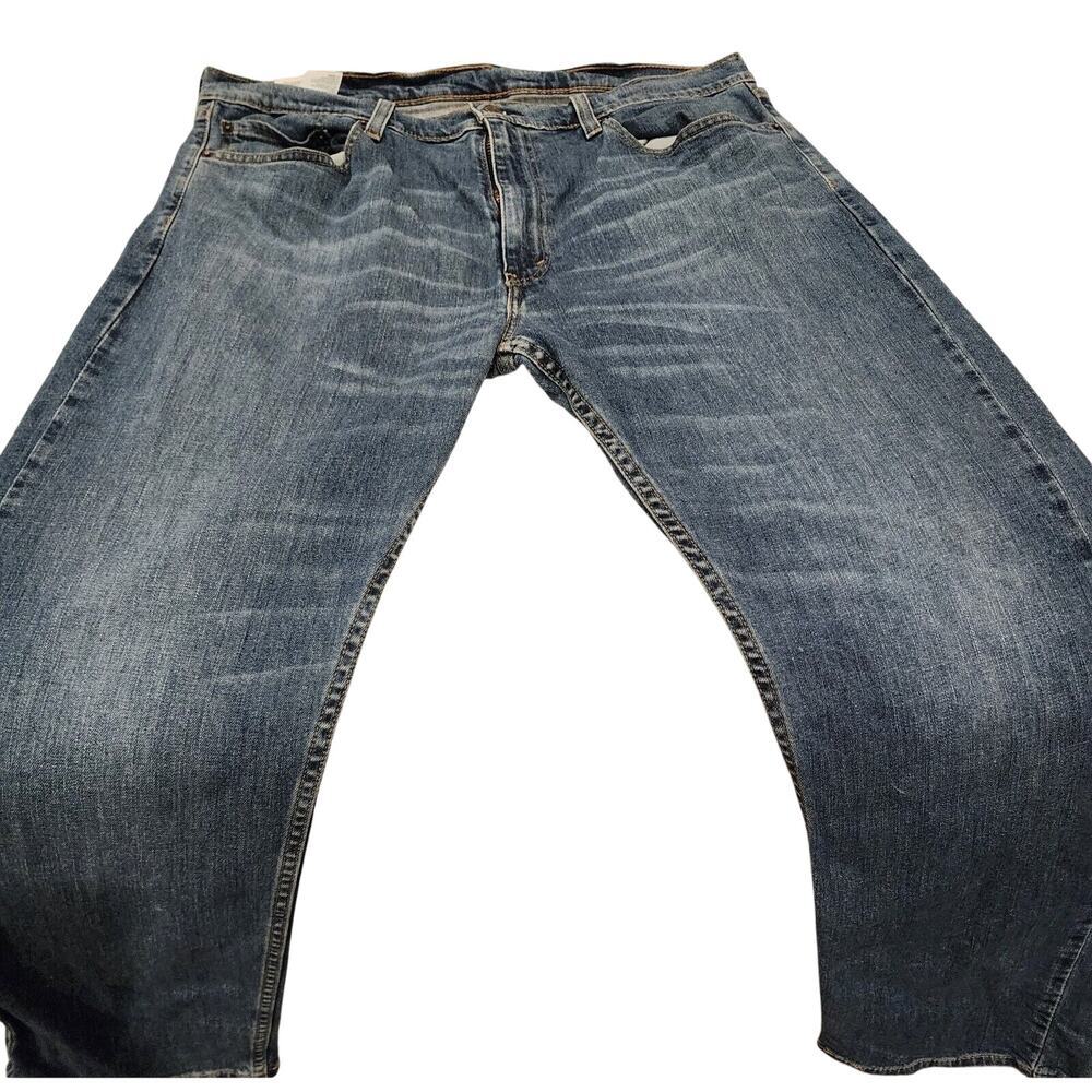 Vintage Levis Jeans Mens 38x30 Blue Denim Orange‎ Tab 505 Y2k 90's Straight